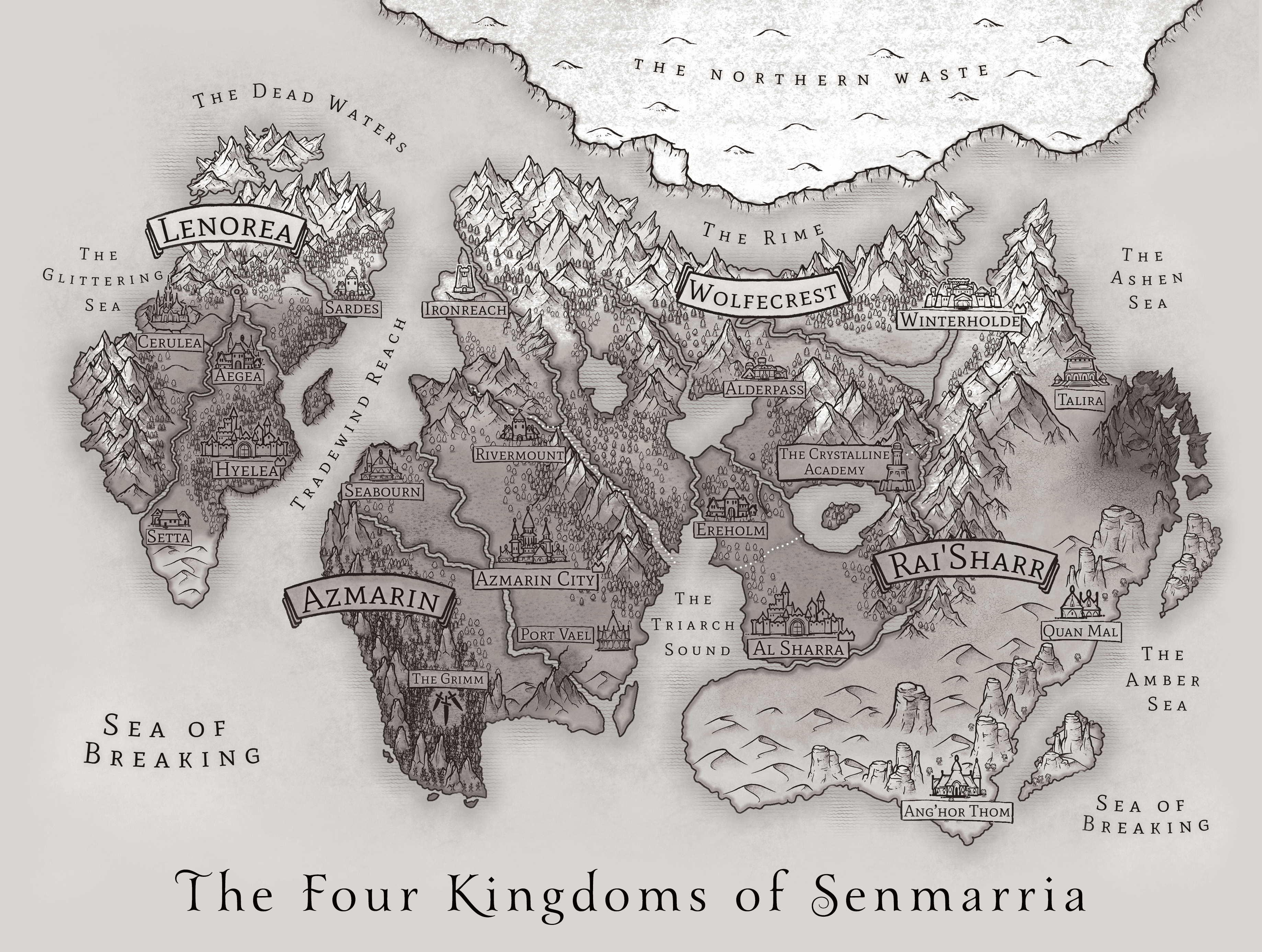 Map of Senmarria